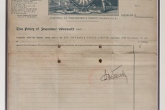 16.SUN INSURANCE OFFICE FIRE POLICY 1930