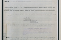 20.THE NORTHERN ASSURANCE COMPANY LIMITED FIRE POLICY 1948