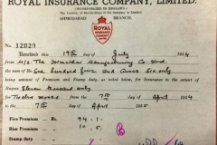 322.ROYAL INSURANCE COMPANY LIMITED