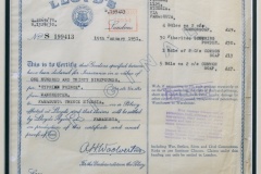 64.LLOYDS RECEIPT 1951 64.LLOYDS RECEIPT 1951