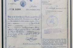 67.LLOYDS RECEIPT 1955 67.LLOYDS RECEIPT 1955