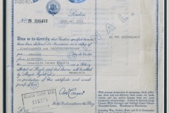 68.LLOYDS RECEIPT 1956 68.LLOYDS RECEIPT 1956