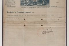 16.SUN INSURANCE OFFICE FIRE POLICY 1930