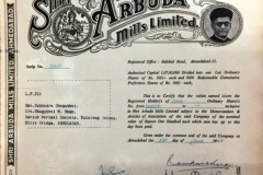 326.SHRI ARBUDA MILLS LIMITED