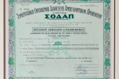 80.ΣΥΝΕΡΓΑΤΙΚΟΣ ΟΡΓΑΝΙΣΜΟΣ ΔΙΑΘΕΣΕΩΣ ΑΜΠΕΛΟΥΡΓΙΚΩΝ ΠΡΟΙΟΝΤΩΝ ΛΙΜΙΤΕΔ ΣΟΔΑΠ