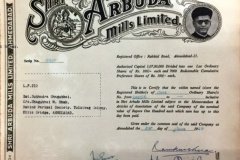 326.SHRI ARBUDA MILLS LIMITED