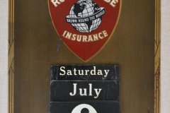 146.ROYAL GLOBE INSURANCE TIN CALENDAR
